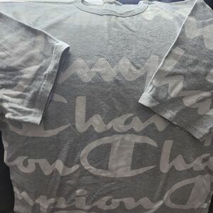 Mens white & gray XL champion shirt